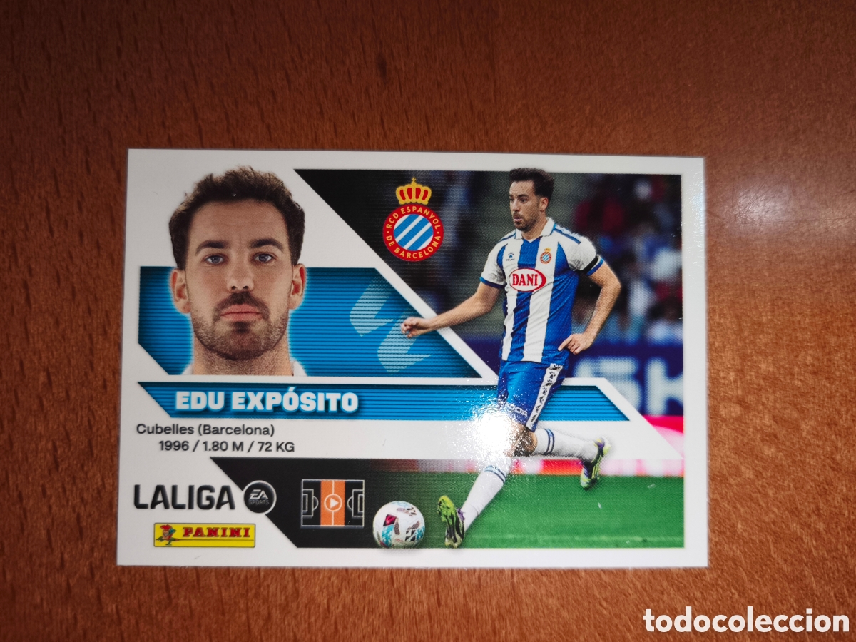 Football Stickers: Edu Exp&oacute;sito n&deg;13 liga este 26/27 Espanyol