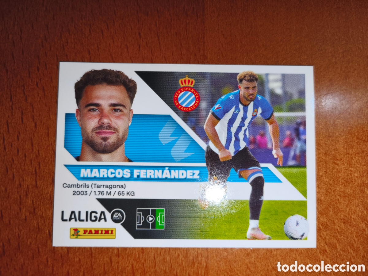 Football Stickers: Marcos Fern&aacute;ndez n&deg;15 liga este 26/27 Espanyol