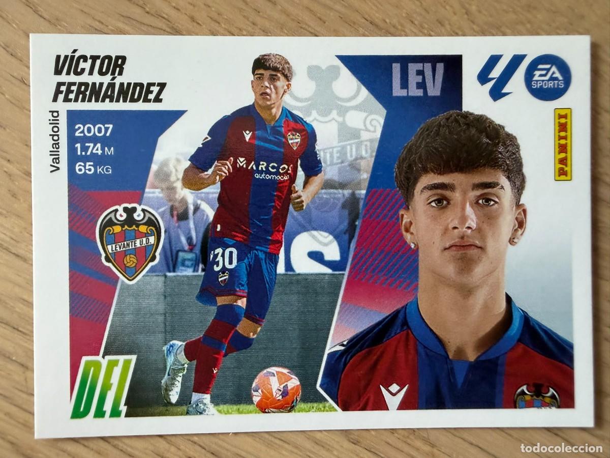 Cromos de f&uacute;tbol: 19B 19 B VICTOR FERNANDEZ LEVANTE 25 26 2025 2026 LIGA EA SPORTS COLECCIONES ESTE SIN PEGAR STICKER