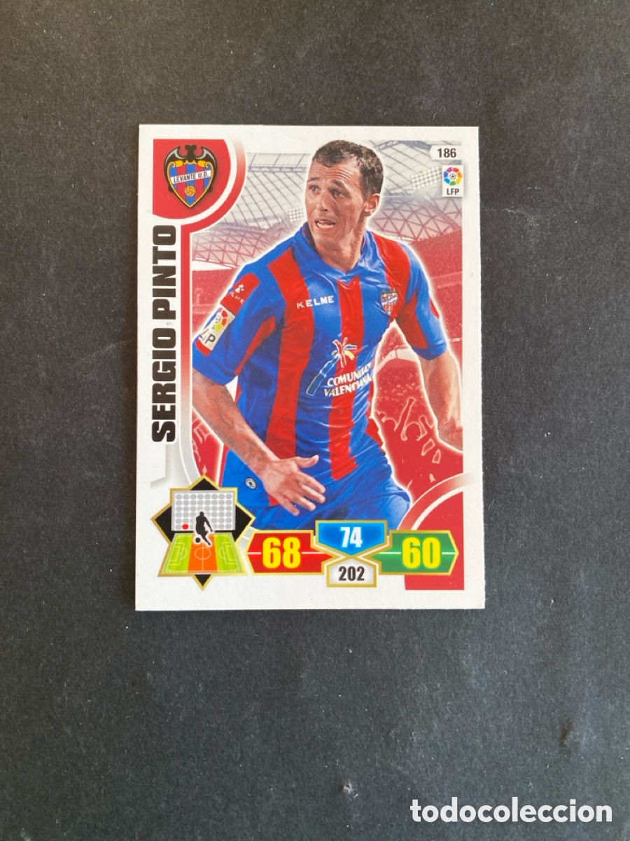 Cromos de f&uacute;tbol: Cromo Adrenalyn 13/14 Levante N* 186