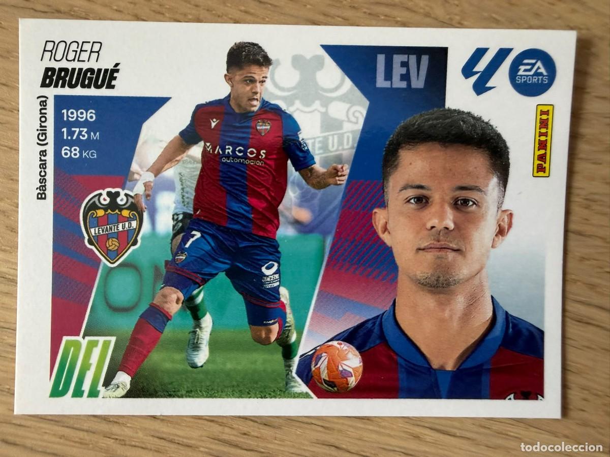 Cromos de f&uacute;tbol: 20 BRUGUE LEVANTE 25 26 2025 2026 LIGA EA SPORTS COLECCIONES ESTE SIN PEGAR STICKER