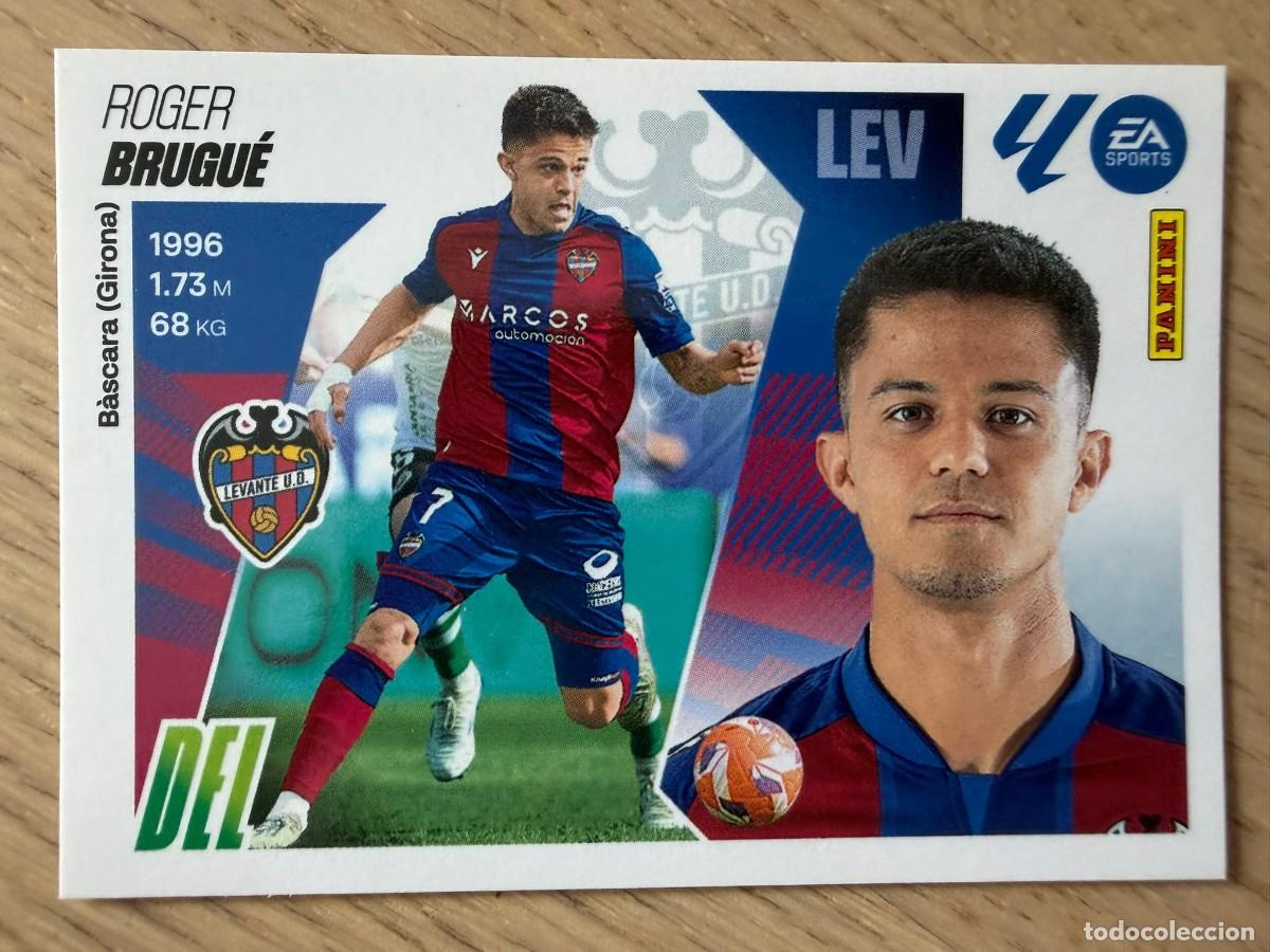 Cromos de f&uacute;tbol: 20 BRUGUE LEVANTE 25 26 2025 2026 LIGA EA SPORTS COLECCIONES ESTE SIN PEGAR STICKER