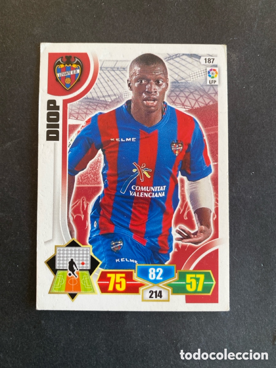 Cromos de f&uacute;tbol: Cromo Adrenalyn 13/14 Levante N* 187