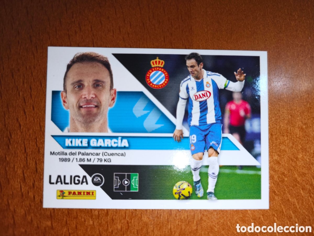 Cromos de f&uacute;tbol: Kike Garc&iacute;a n&deg;19 liga este 26/27 Espanyol