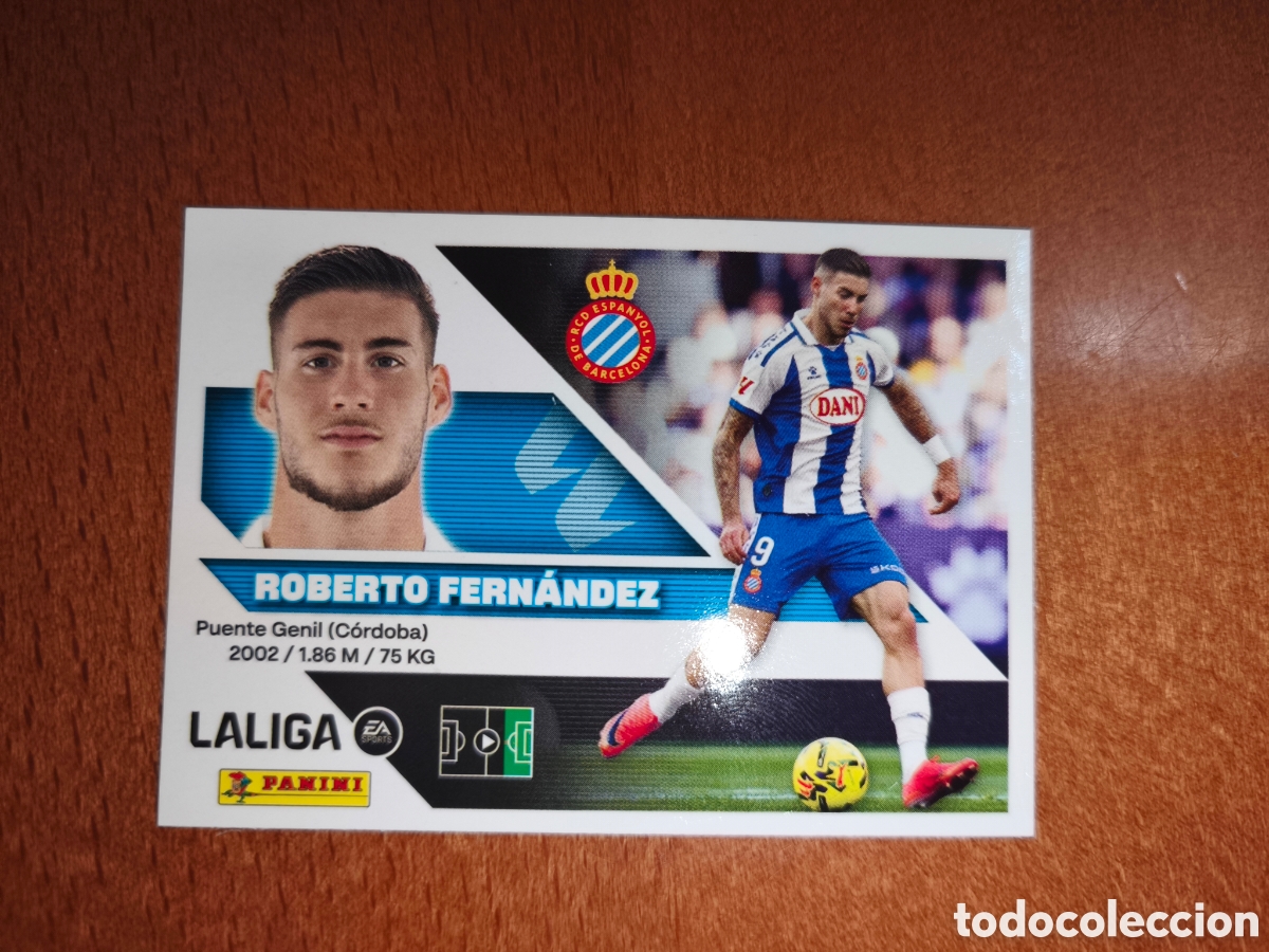 Cromos de f&uacute;tbol: Roberto Fern&aacute;ndez n&deg;20 liga este 26/27 Espanyol