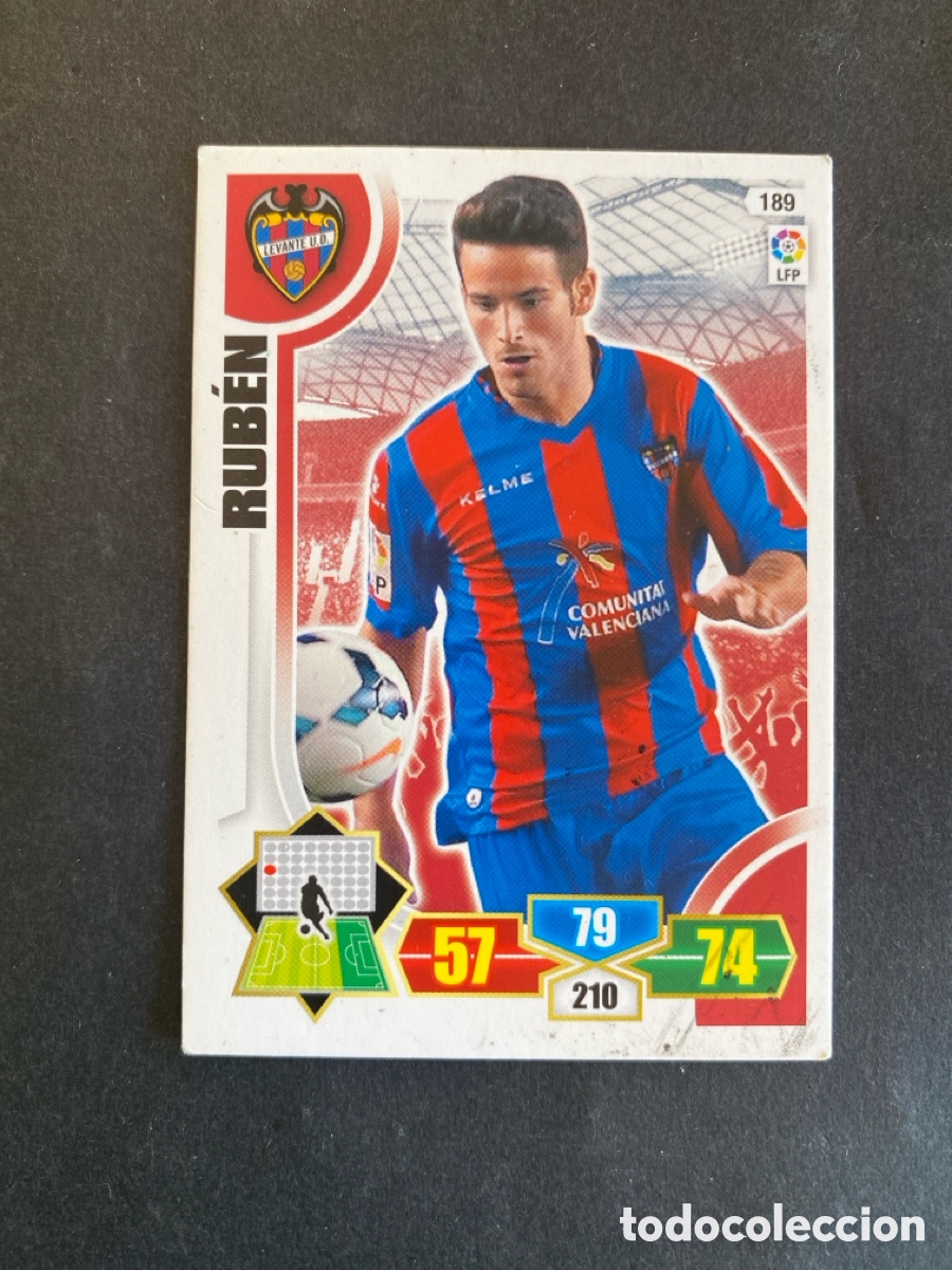 Cromos de f&uacute;tbol: Cromo Adrenalyn 13/14 Levante N* 189