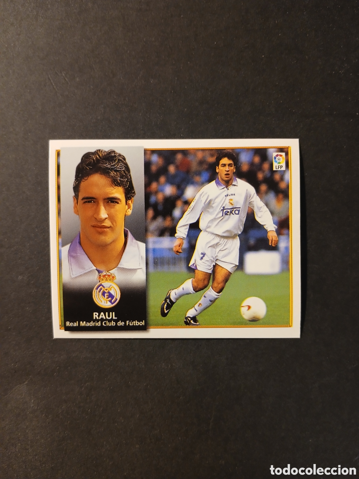 Cromos de f&uacute;tbol: RAUL REAL MADRID LIGA ESTE 1998/99 98 99 NUNCA PEGADO SIN PEGAR