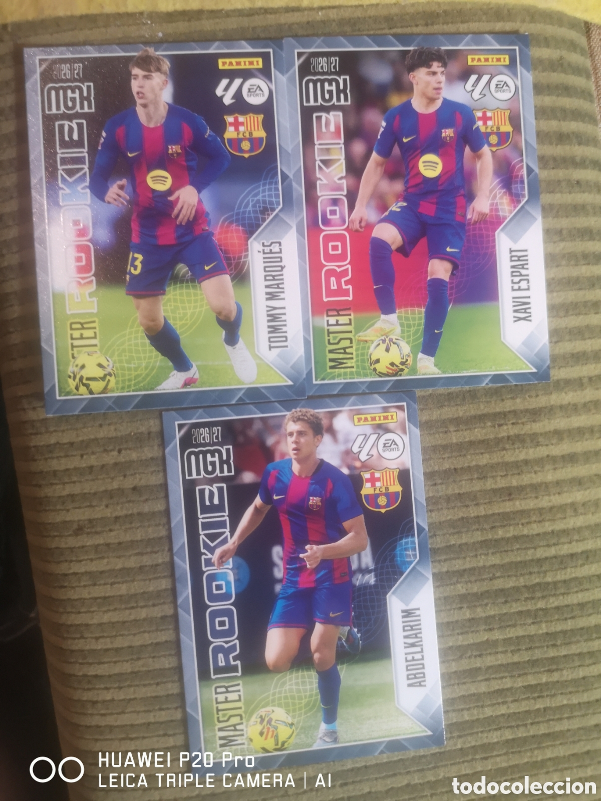 Cromos de f&uacute;tbol: MEGACRACKS 2026 2027 2026 27 MASTER ROOKIE - BARCELONA