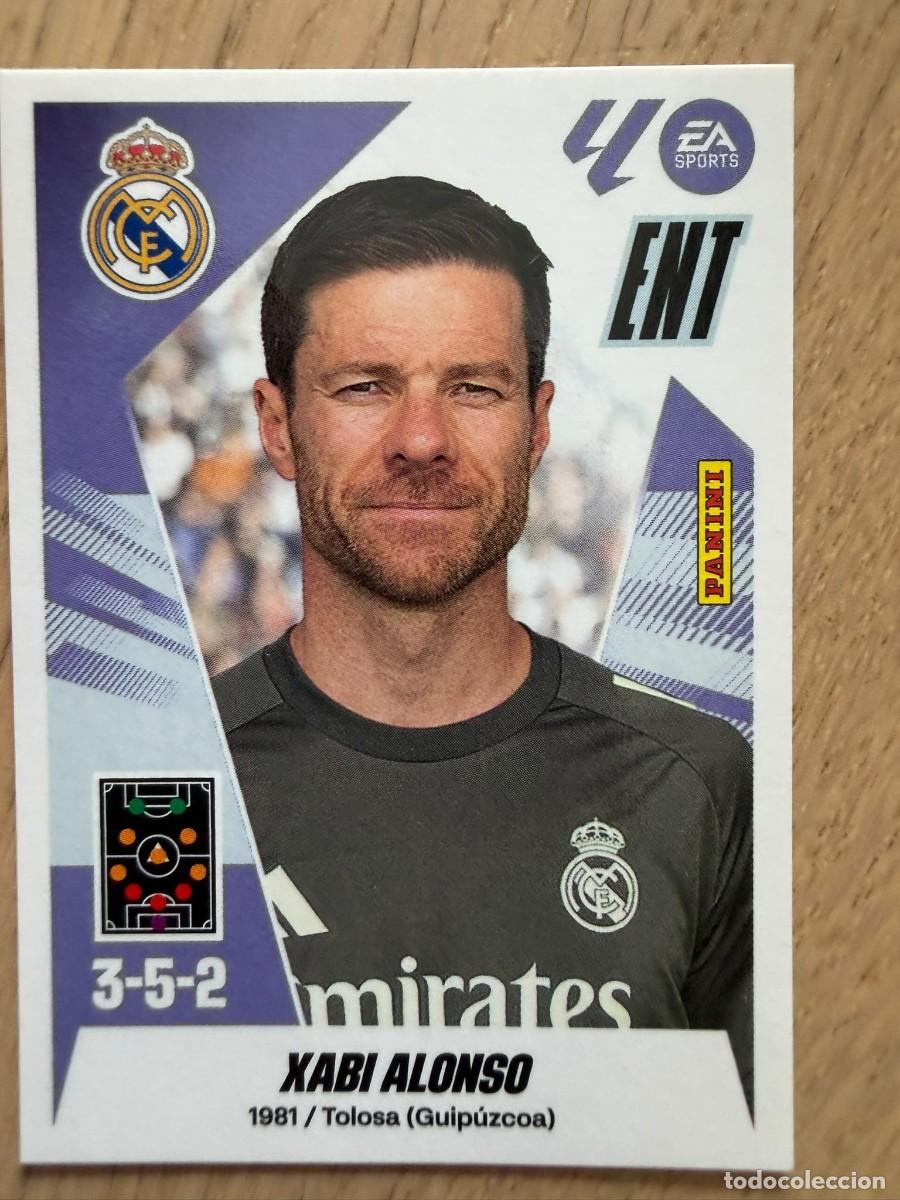 Cromos de f&uacute;tbol: 2 XABI ALONSO ENTRENADOR REAL MADRID 25 26 2025 2026 LIGA EA SPORTS COLECCIONES ESTE SIN PEGAR