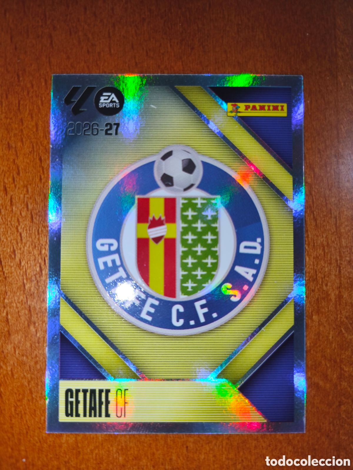 Cromos de f&uacute;tbol: Escudo Getafe CF n&deg;1 liga este 26/27