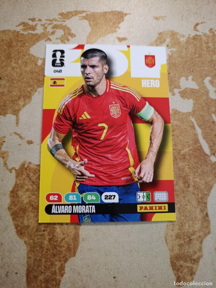 Cromos de f&uacute;tbol: U40 &Aacute;LVARO MORATA Adrenalyn WORLD cup 2026