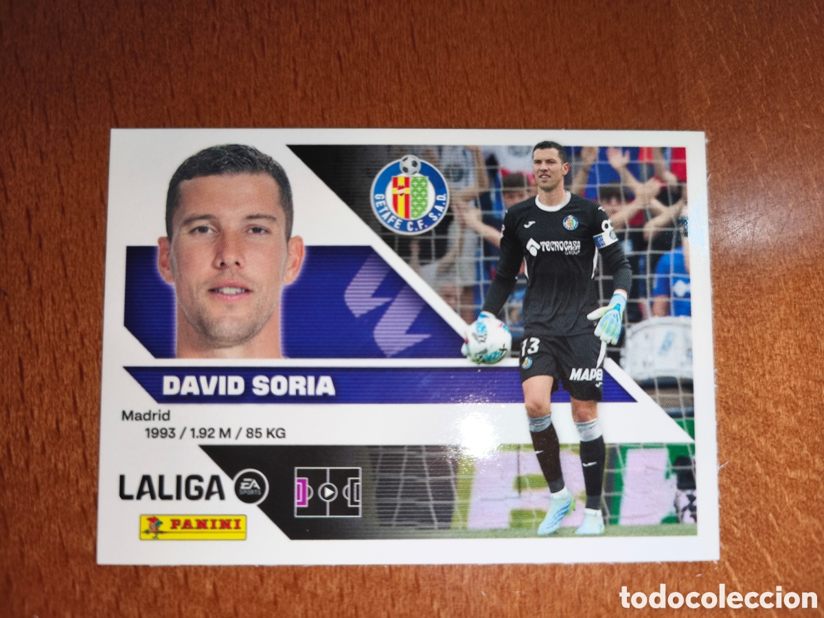 Cromos de f&uacute;tbol: David Soria n&deg;3 liga este 26/27 Getafe
