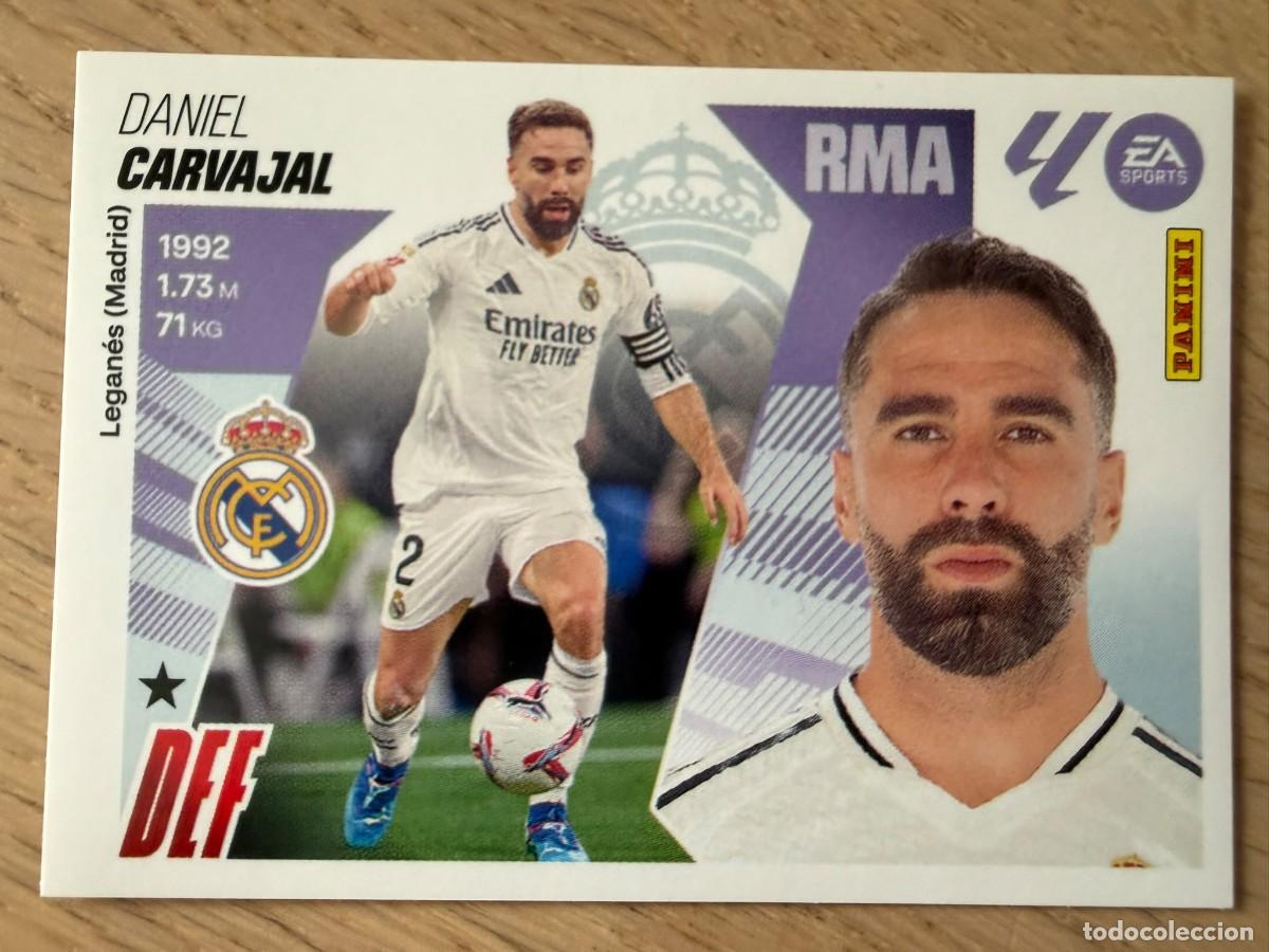 Cromos de f&uacute;tbol: 5 DANIEL CARVAJAL REAL MADRID 25 26 2025 2026 LIGA EA SPORTS COLECCIONES ESTE SIN PEGAR STICKER
