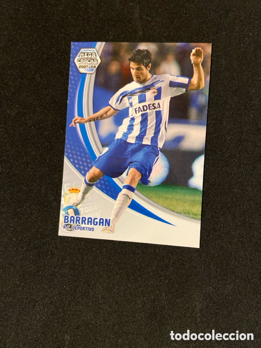 Cromos de f&uacute;tbol: BARRAG&Aacute;N 94 (DEPORTIVO CORU&Ntilde;A) PANINI MEGACRACKS 2007-2008 07 08 CROMO CARTA M-3