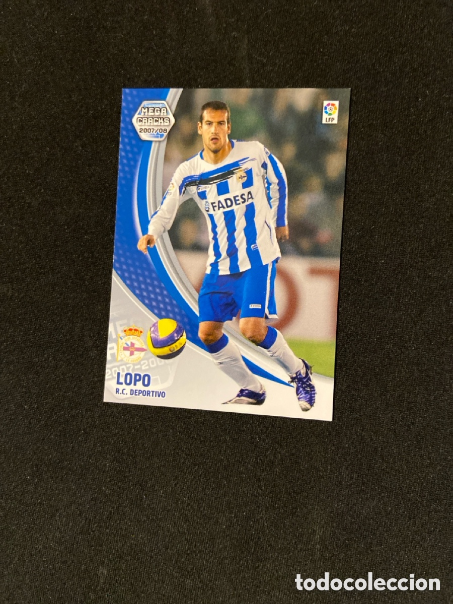 Cromos de f&uacute;tbol: LOPO 95 (DEPORTIVO CORU&Ntilde;A) PANINI MEGACRACKS 2007-2008 07 08 CROMO CARTA M-3