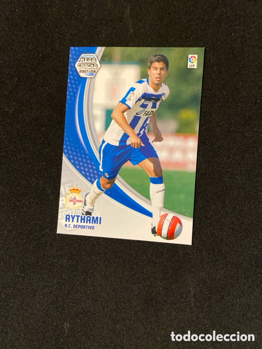 Cartes &agrave; collectionner de Football: AYTHAMI 98 (DEPORTIVO CORU&Ntilde;A) PANINI MEGACRACKS 2007-2008 07 08 CROMO CARTA M-3