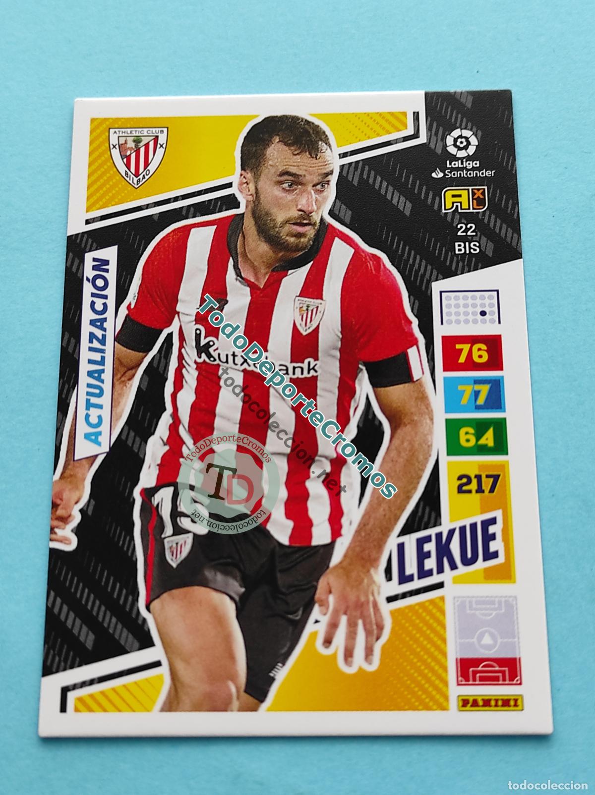 Cromos de f&uacute;tbol: 22 BIS LEKUE (ACTUALIZACI&Oacute;N POCKET BOX) ATHLETIC CLUB ADRENALYN XL 22 23 PANINI 2022/2023 AL2223