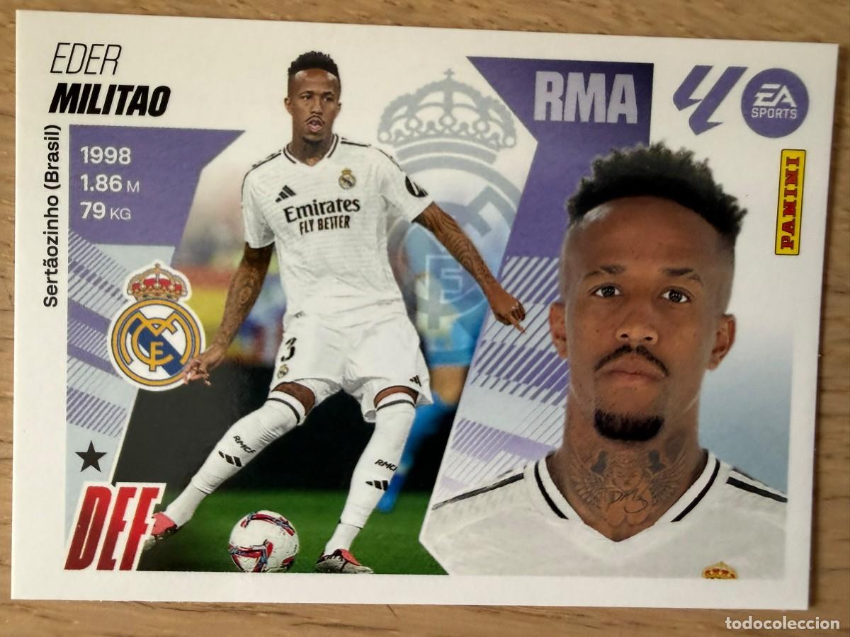 Cromos de f&uacute;tbol: 8 MILITAO REAL MADRID 25 26 2025 2026 LIGA EA SPORTS COLECCIONES ESTE SIN PEGAR STICKER