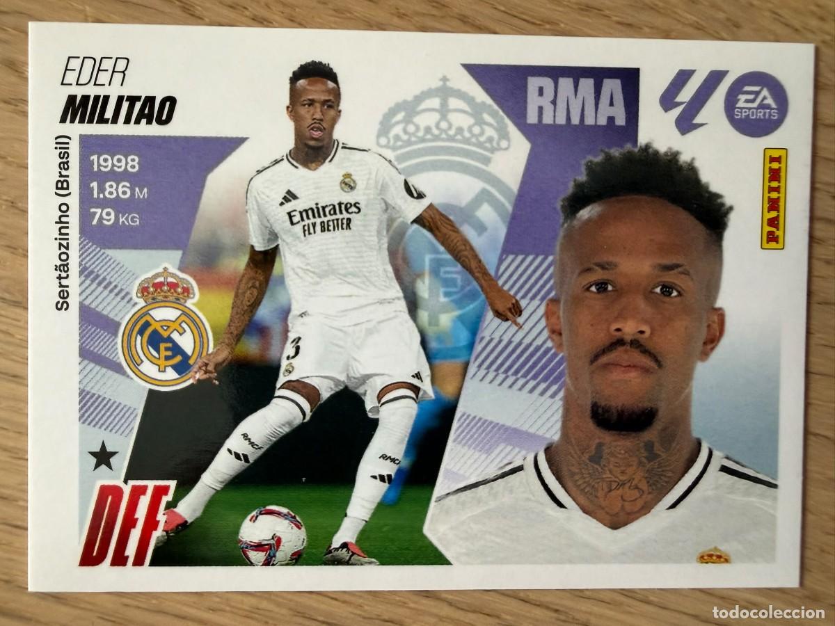 Cromos de f&uacute;tbol: 8 MILITAO REAL MADRID 25 26 2025 2026 LIGA EA SPORTS COLECCIONES ESTE SIN PEGAR STICKER