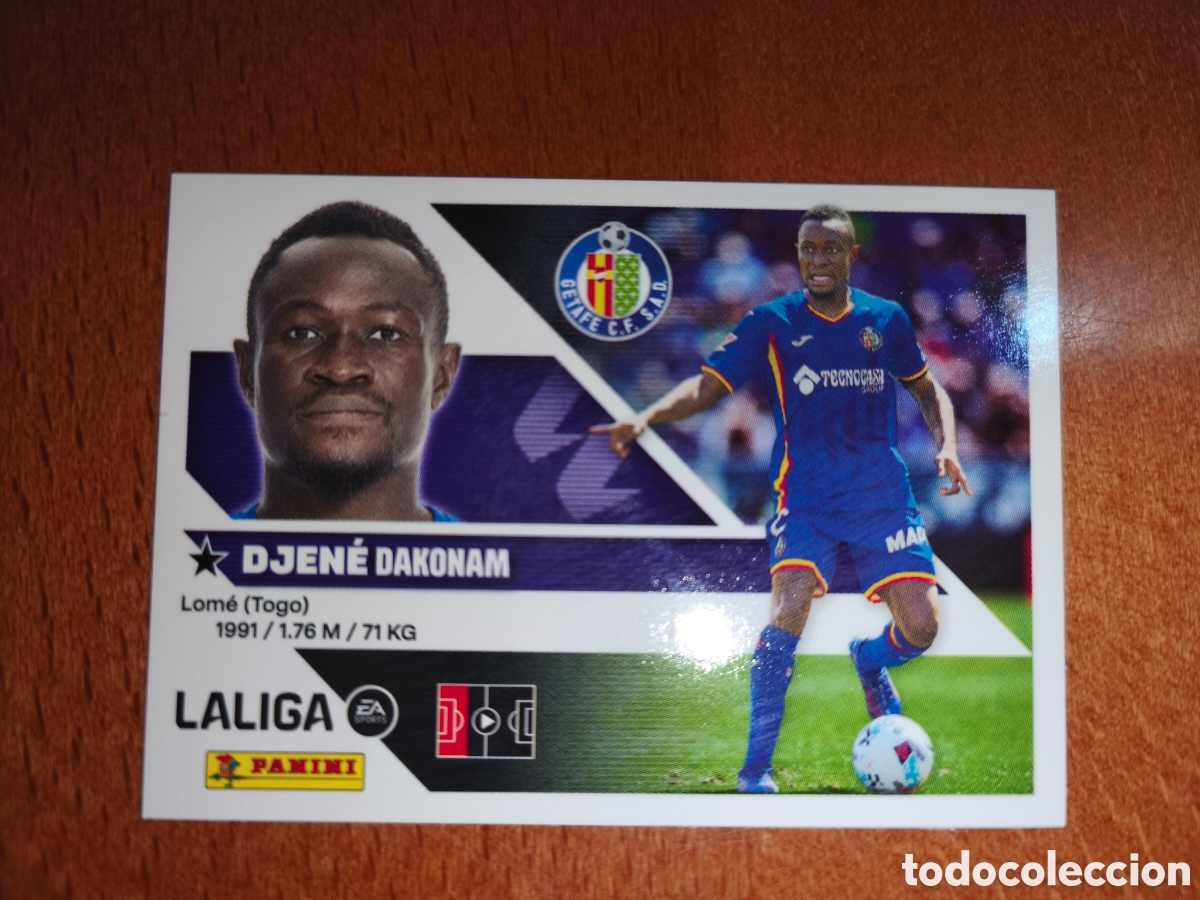 Cromos de f&uacute;tbol: Djene n&deg;6 liga este 26/27 Getafe