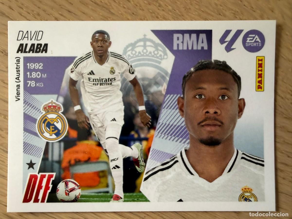 Cromos de f&uacute;tbol: 9 DAVID ALABA REAL MADRID 25 26 2025 2026 LIGA EA SPORTS COLECCIONES ESTE SIN PEGAR STICKER