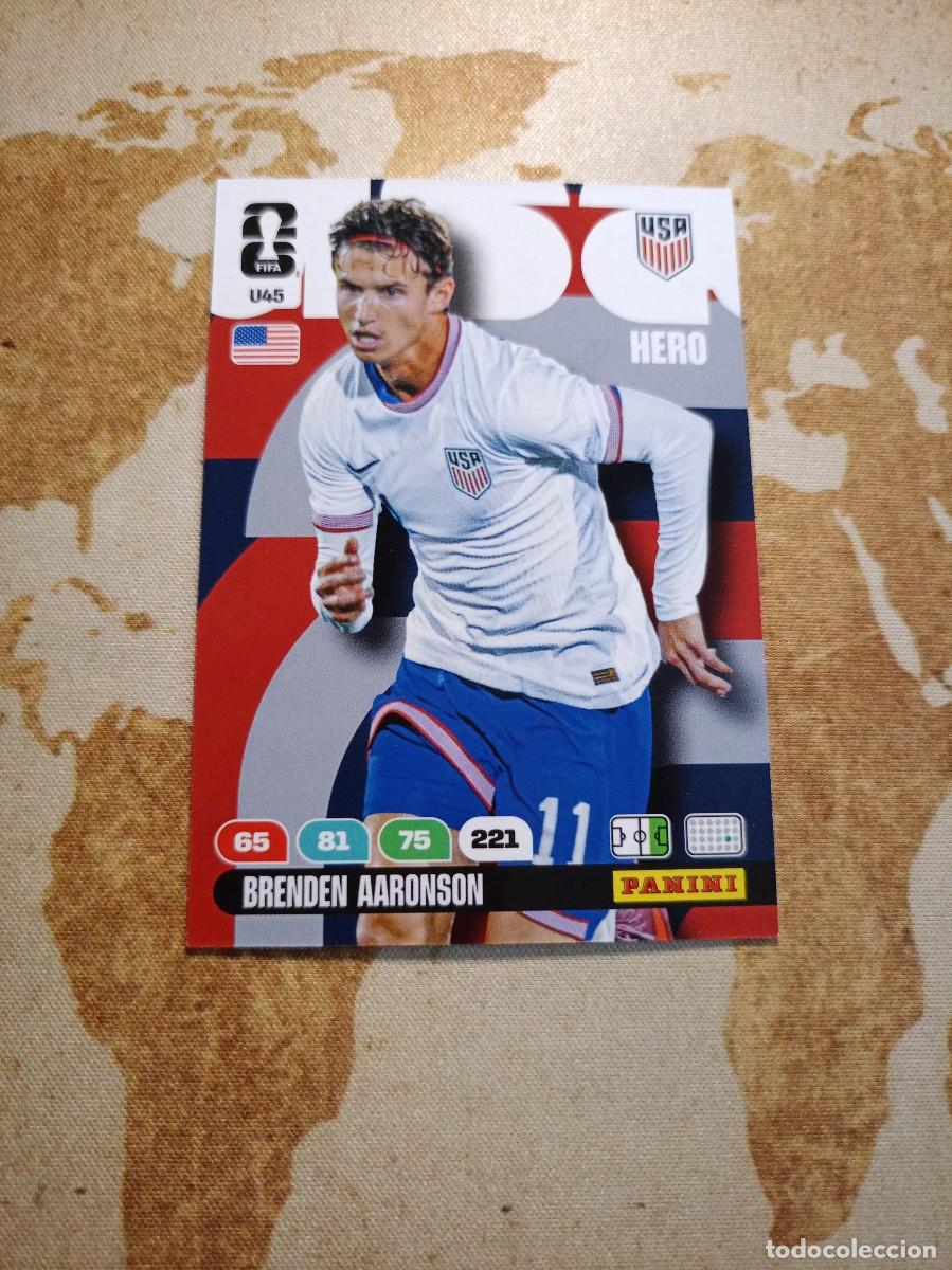 Cromos de f&uacute;tbol: U45 BRENDEN AARONSON Adrenalyn WORLD cup 2026