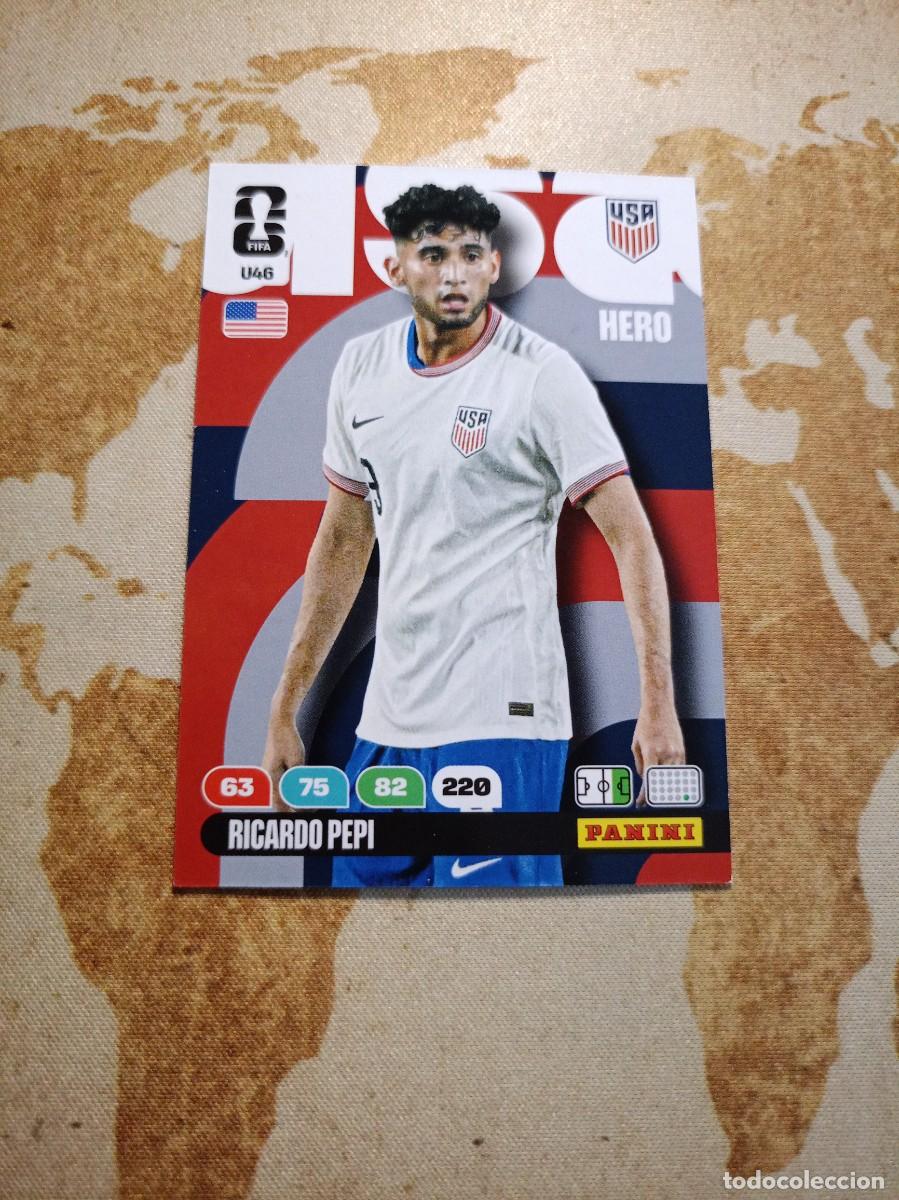 Cromos de f&uacute;tbol: U46 RICARDO PEPI Adrenalyn WORLD cup 2026