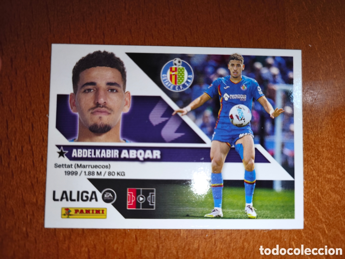 Cromos de f&uacute;tbol: Abqar n&deg;8 liga este 26/27 Getafe