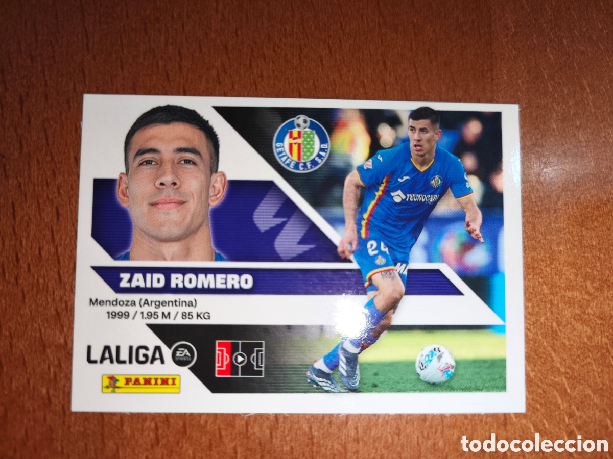 Cromos de f&uacute;tbol: Zaid Romero n&deg;9 liga este 26/27 Getafe