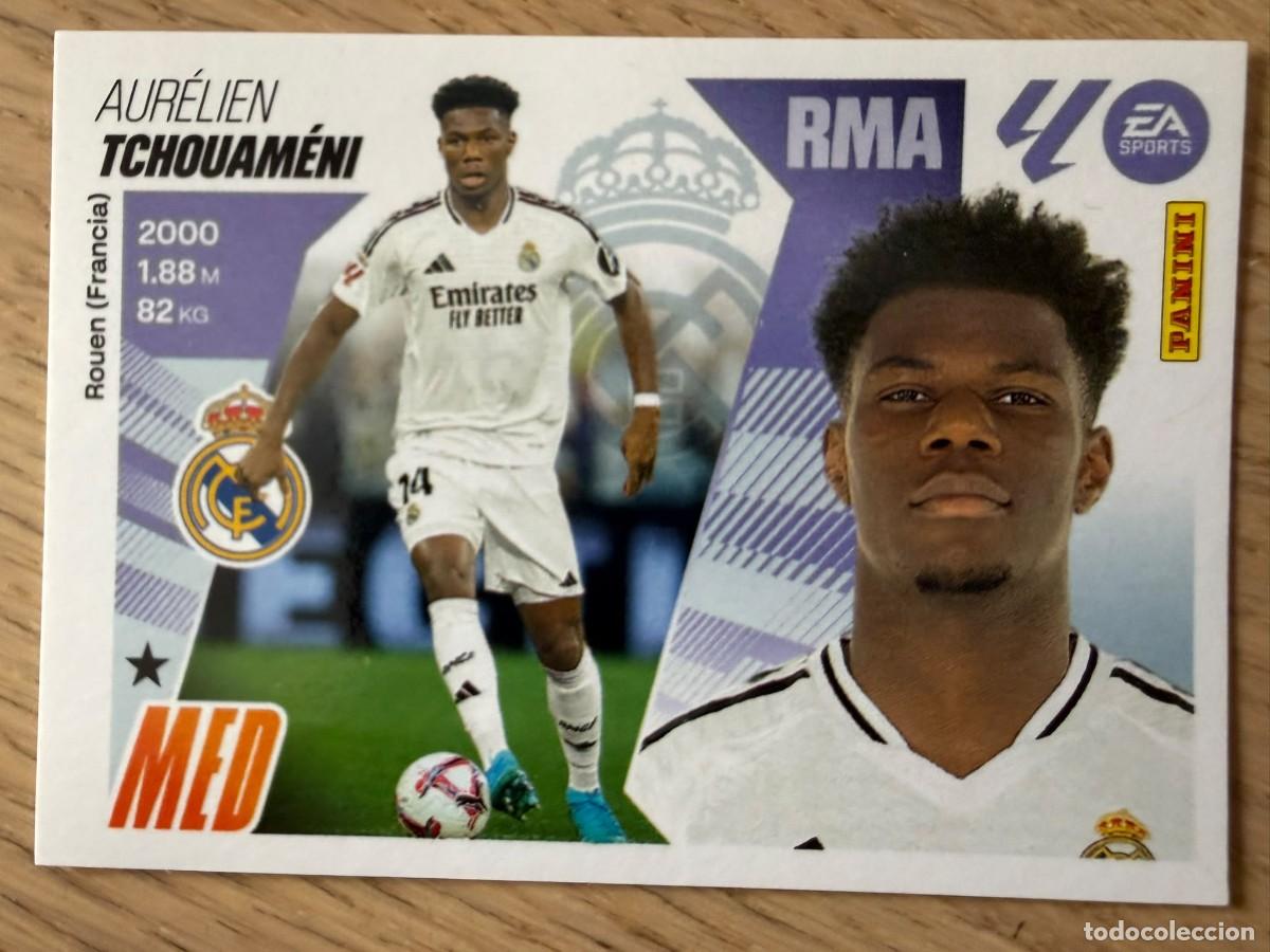 Cromos de f&uacute;tbol: 11 TCHOUAMENI REAL MADRID 25 26 2025 2026 LIGA EA SPORTS COLECCIONES ESTE SIN PEGAR STICKER