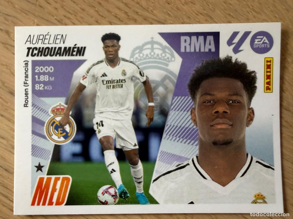 Cromos de f&uacute;tbol: 11 TCHOUAMENI REAL MADRID 25 26 2025 2026 LIGA EA SPORTS COLECCIONES ESTE SIN PEGAR STICKER