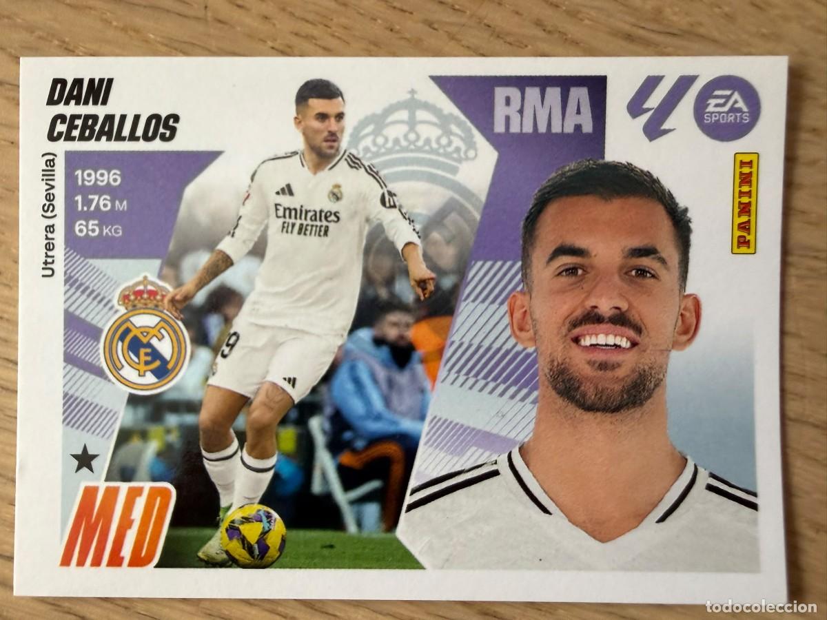 Cromos de f&uacute;tbol: 13 DANI CEBALLOS REAL MADRID 25 26 2025 2026 LIGA EA SPORTS COLECCIONES ESTE SIN PEGAR STICKER