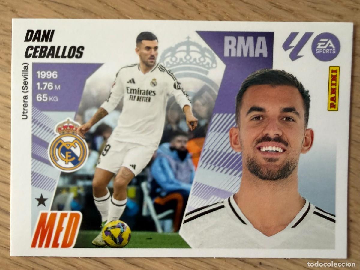 Cromos de f&uacute;tbol: 13 DANI CEBALLOS REAL MADRID 25 26 2025 2026 LIGA EA SPORTS COLECCIONES ESTE SIN PEGAR STICKER