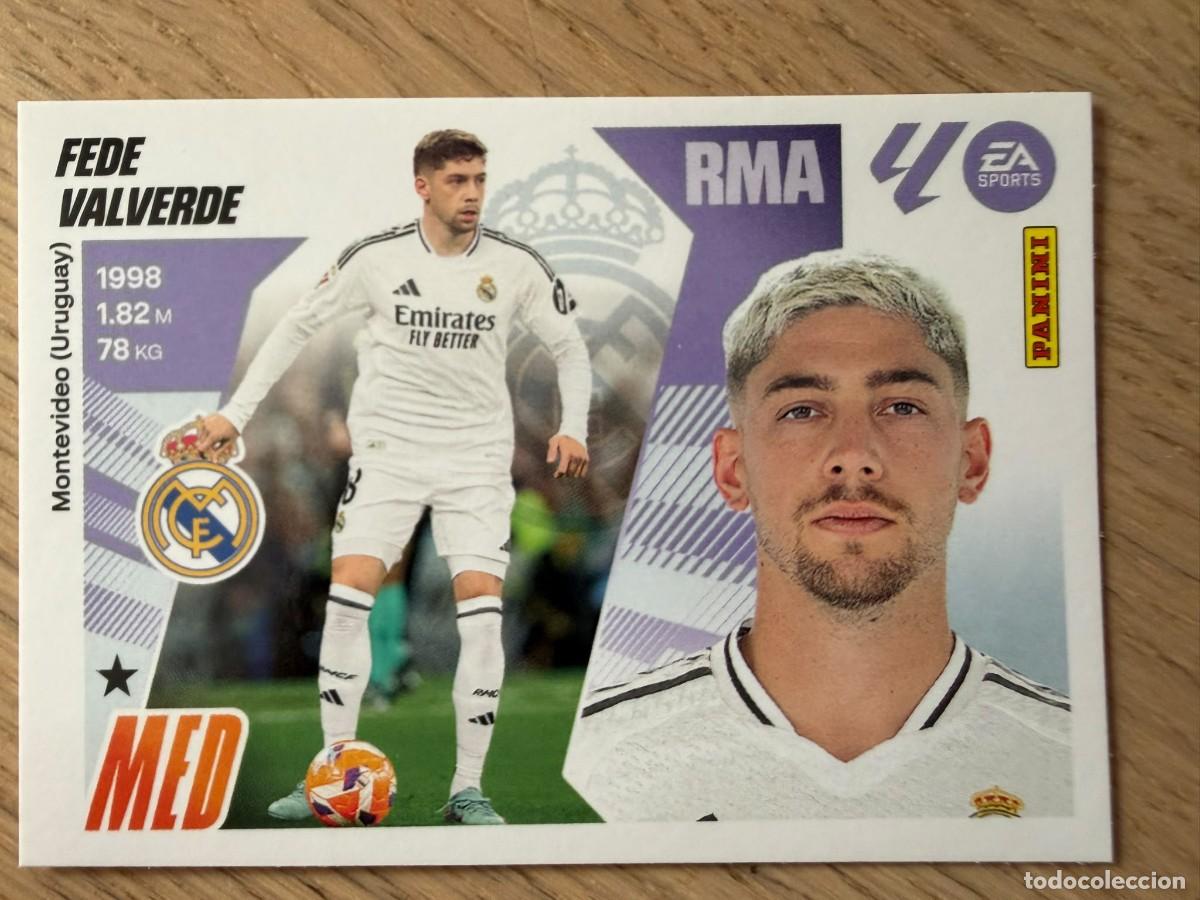 Cromos de f&uacute;tbol: 14 FEDE VALVERDE REAL MADRID 25 26 2025 2026 LIGA EA SPORTS COLECCIONES ESTE SIN PEGAR STICKER