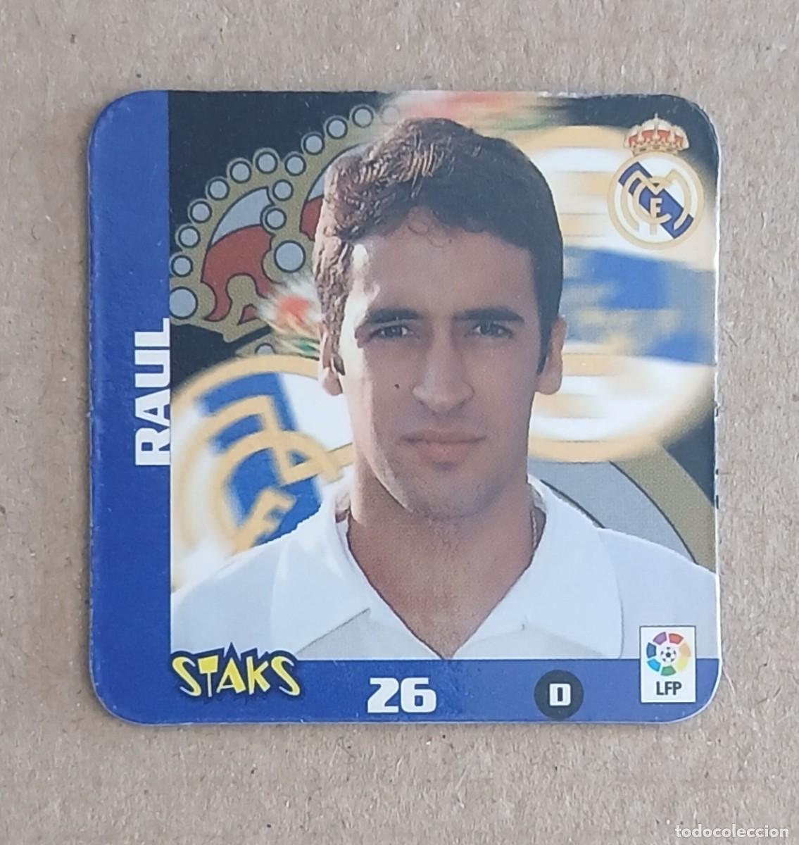 Cromos de f&uacute;tbol: STAK n&ordm; 26 RA&Uacute;L REAL MADRID LIGA 2003-2004 LA RAZ&Oacute;N DE PANINI.