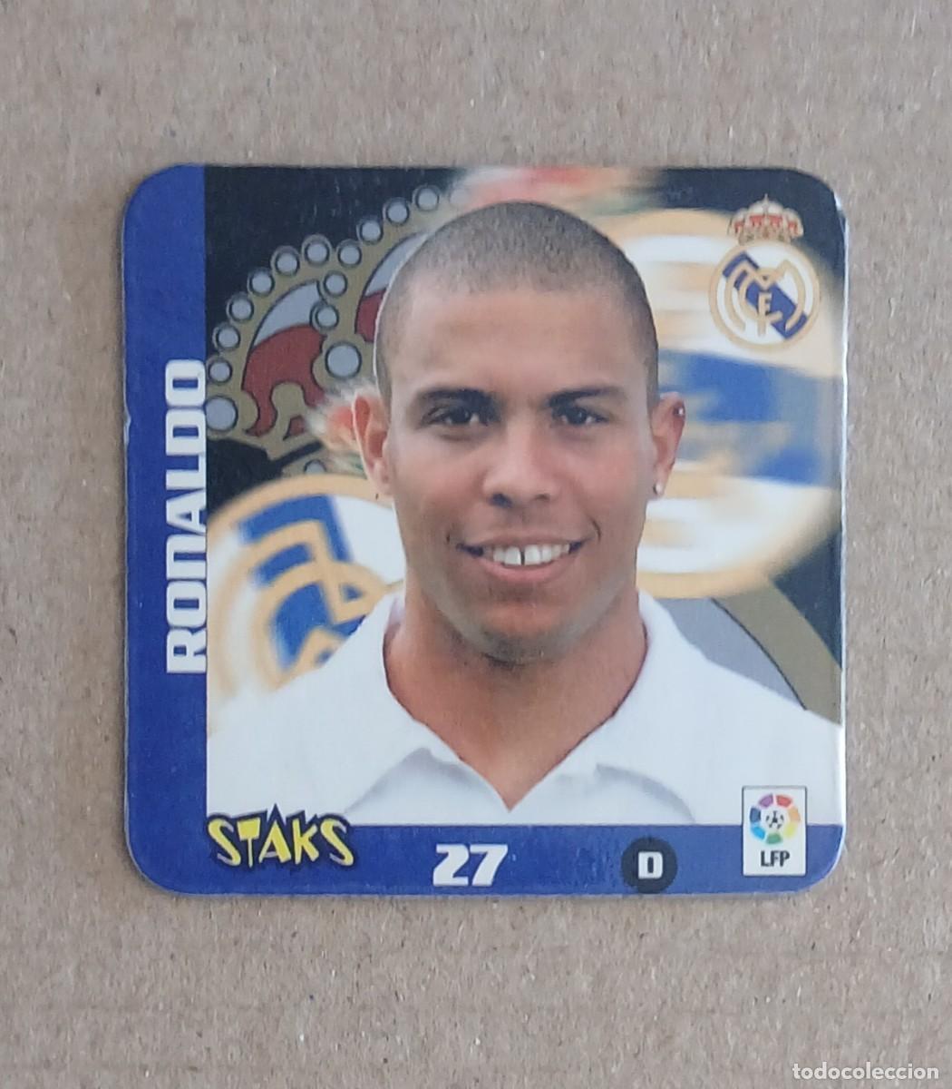 Cromos de f&uacute;tbol: STAK n&ordm; 27 RONALDO REAL MADRID LIGA 2003-2004 LA RAZ&Oacute;N DE PANINI.