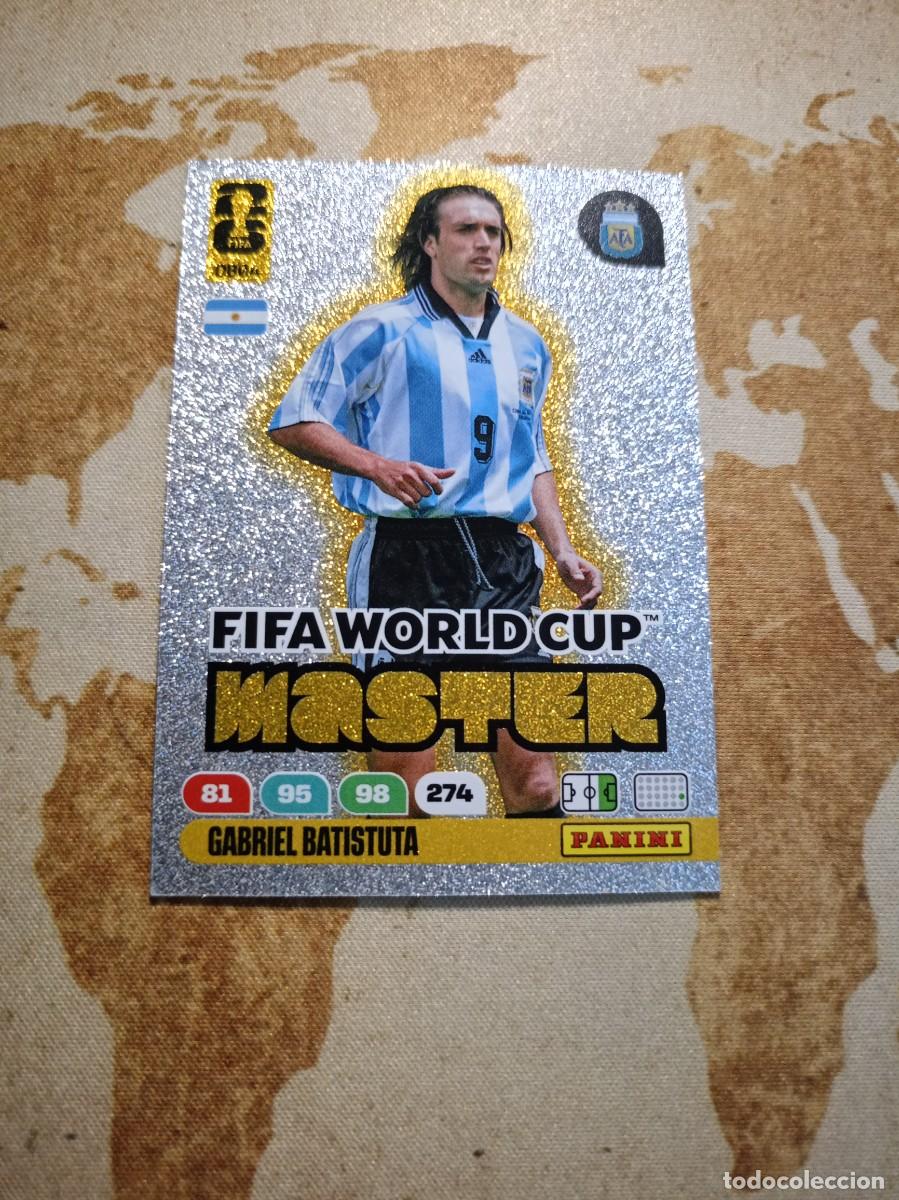 Cromos de f&uacute;tbol: DB04 GABRIEL BATISTUTA Master Adrenalyn WORLD cup 2026