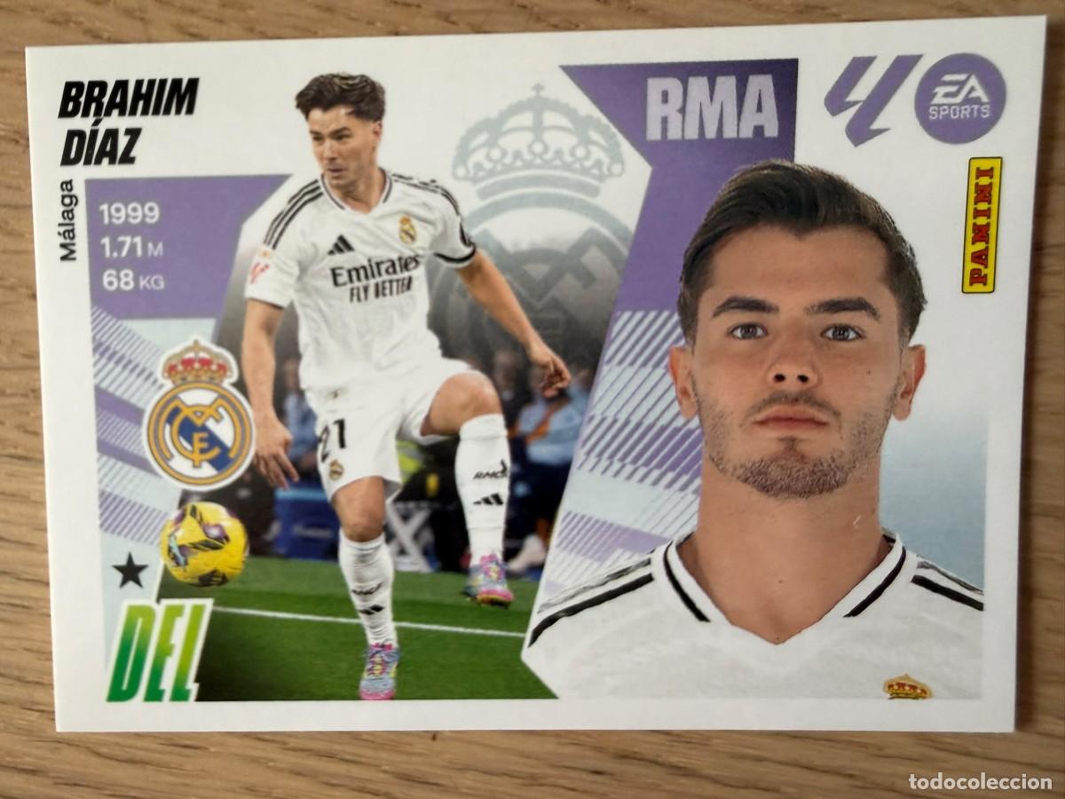 Cromos de f&uacute;tbol: 17A 17 A BRAHIM DIAZ REAL MADRID 25 26 2025 2026 LIGA EA SPORTS COLECCIONES ESTE SIN PEGAR STICKER