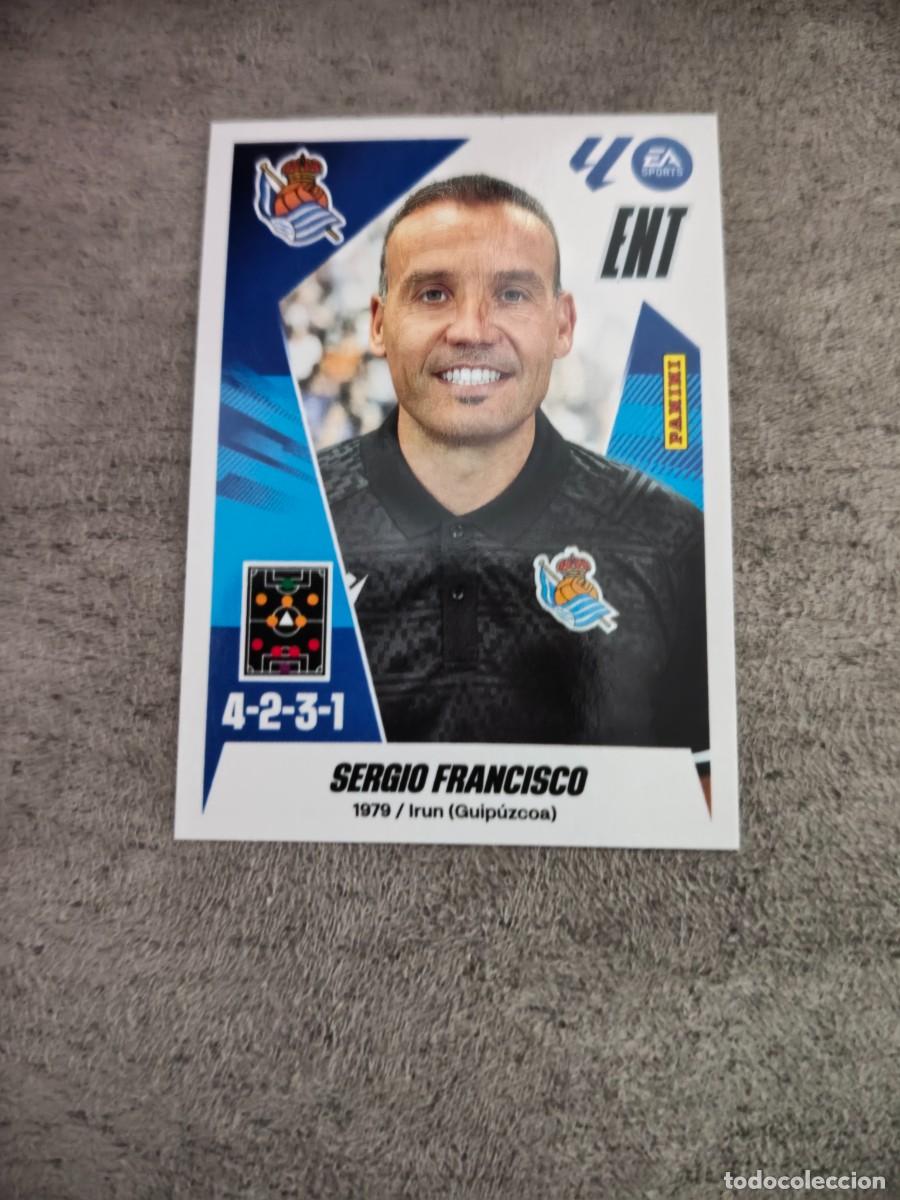 Cromos de f&uacute;tbol: Cromo 2 SERGIO FRANCISCO REAL SOCIEDAD. Colecci&oacute;n LALIGA F&uacute;tbol 2025-2026 PANINI Nuevo