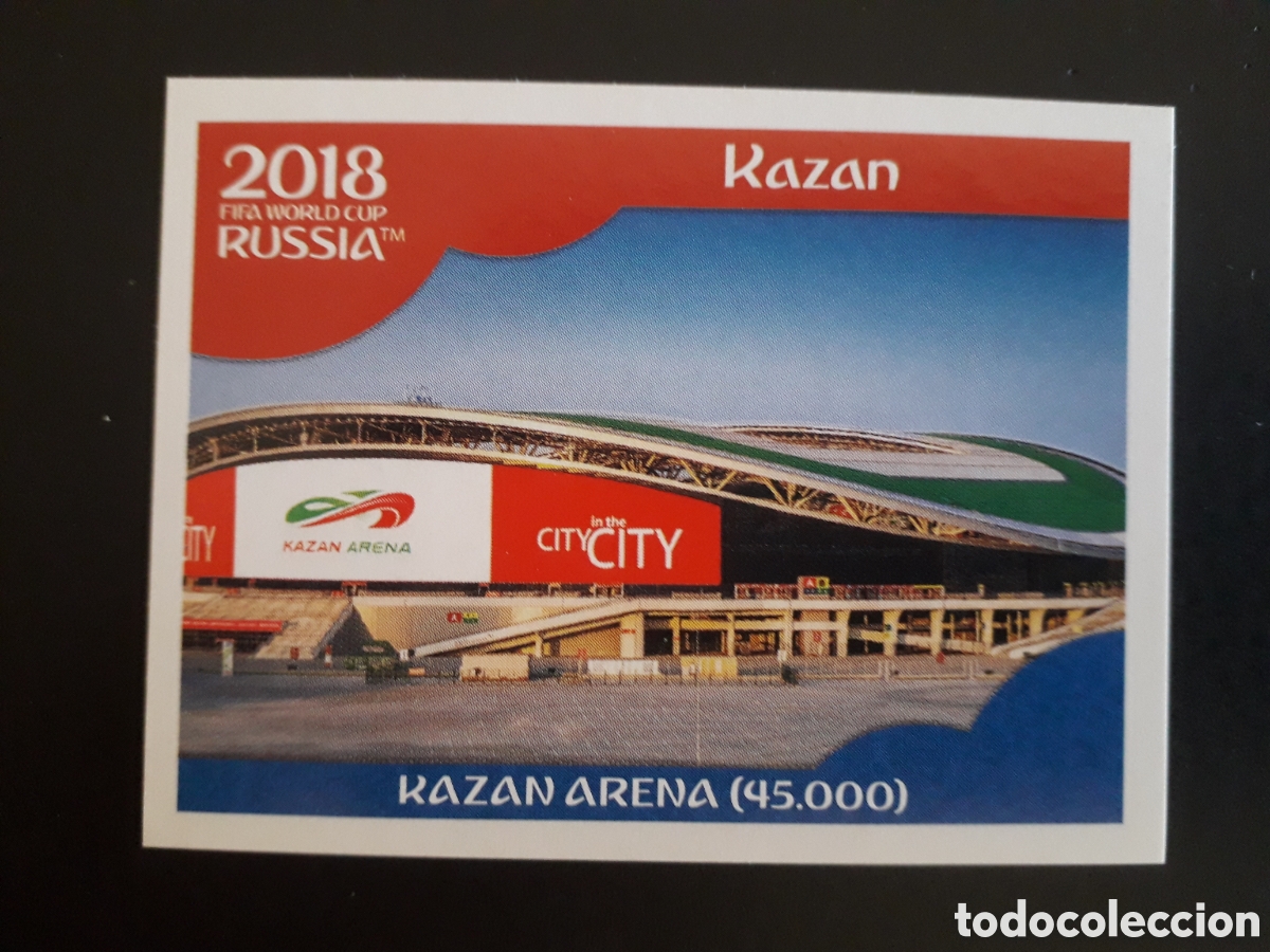 Cromos de f&uacute;tbol: ESTADIO DE KAZAN N&deg; 10 MUNDIAL F&Uacute;TBOL RUSIA RUSSIA 2018 PANINI SIN PEGAR PEDIDO M&Iacute;NIMO 3&euro;