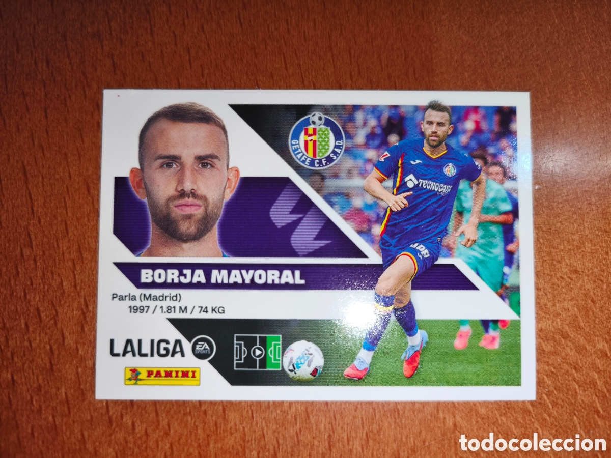 Cromos de f&uacute;tbol: Borja Mayoral n&deg;18 liga este 26/27 Getafe