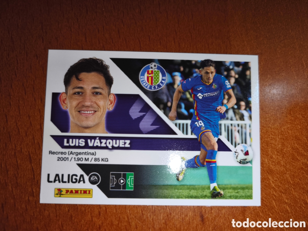 Cromos de f&uacute;tbol: Luis V&aacute;zquez n&deg;19 liga este 26/27 Getafe