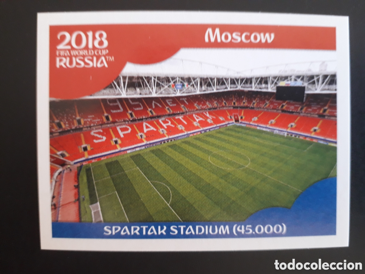 Cromos de f&uacute;tbol: ESTADIO SPARTAK MOSCOW N&deg; 11 MUNDIAL F&Uacute;TBOL RUSIA RUSSIA 2018 PANINI SIN PEGAR PEDIDO M&Iacute;NIMO 3&euro;