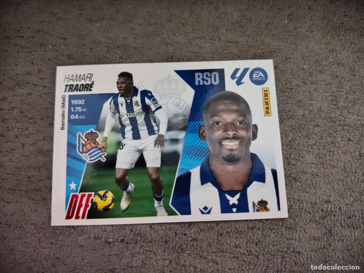Cartes &agrave; collectionner de Football: Cromo 5B HAMARI TRAOR&Eacute; REAL SOCIEDAD. Colecci&oacute;n LALIGA F&uacute;tbol 2025-2026 PANINI Nuevo