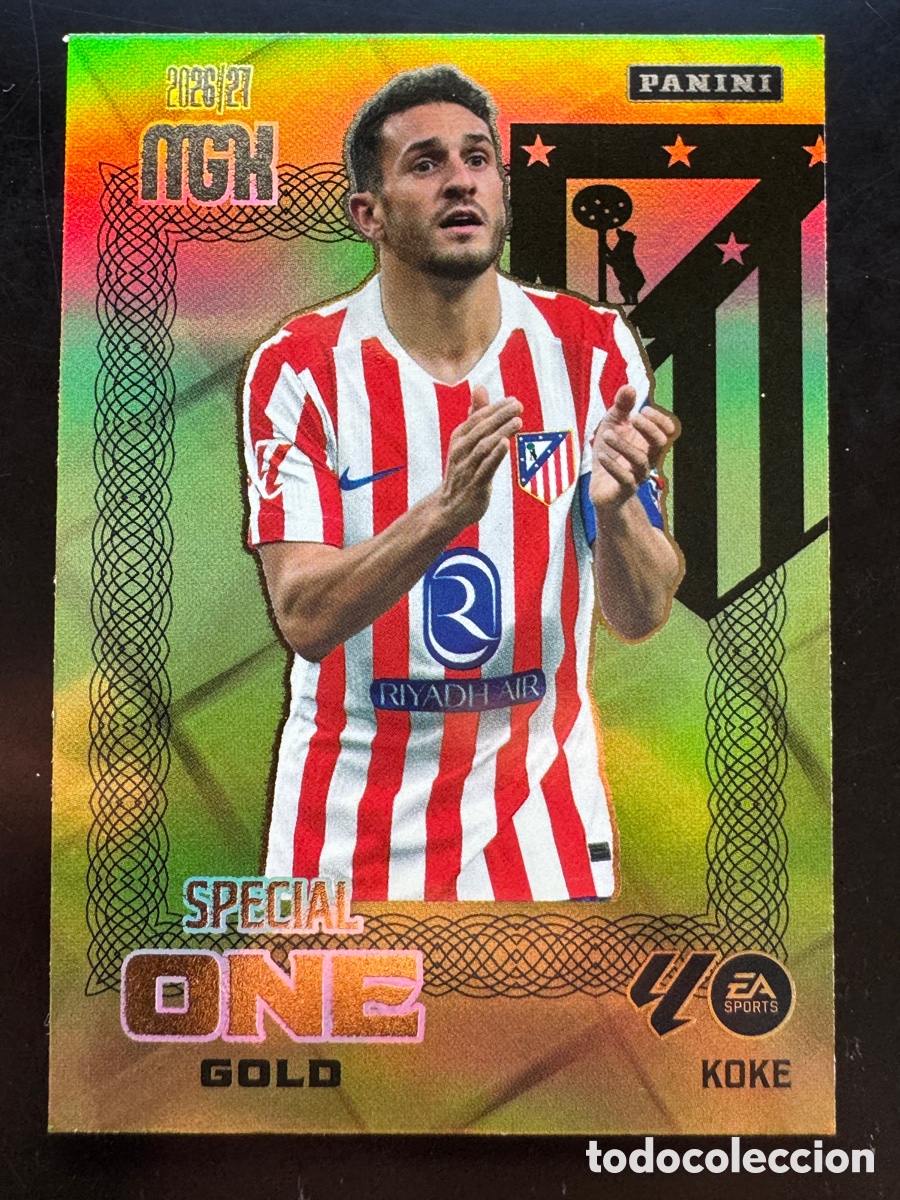 Cartes &agrave; collectionner de Football: Koke Special One Gold Atl&eacute;tico Megacracks 2026/27