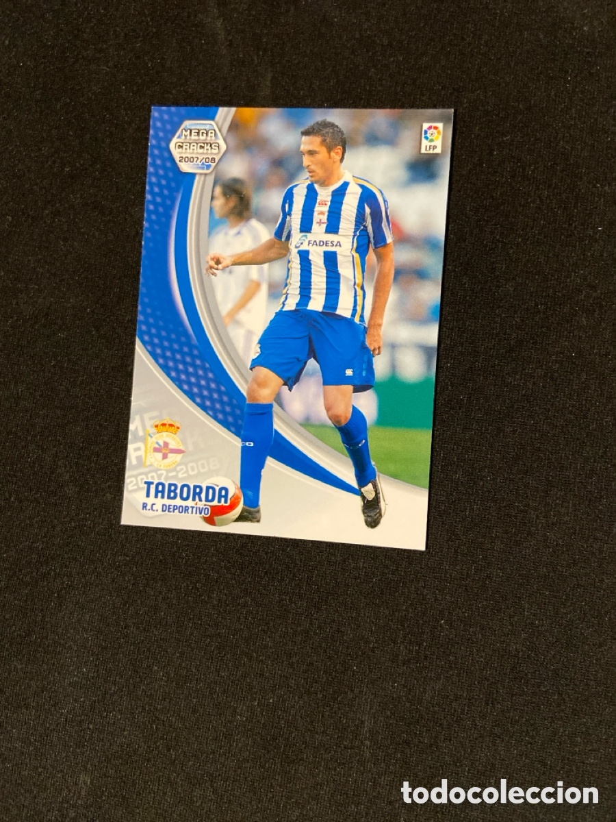 Cartes &agrave; collectionner de Football: TABORDA 107 BIS (DEPORTIVO CORU&Ntilde;A) PANINI MEGACRACKS 2007-2008 07 08 CROMO CARTA M-3