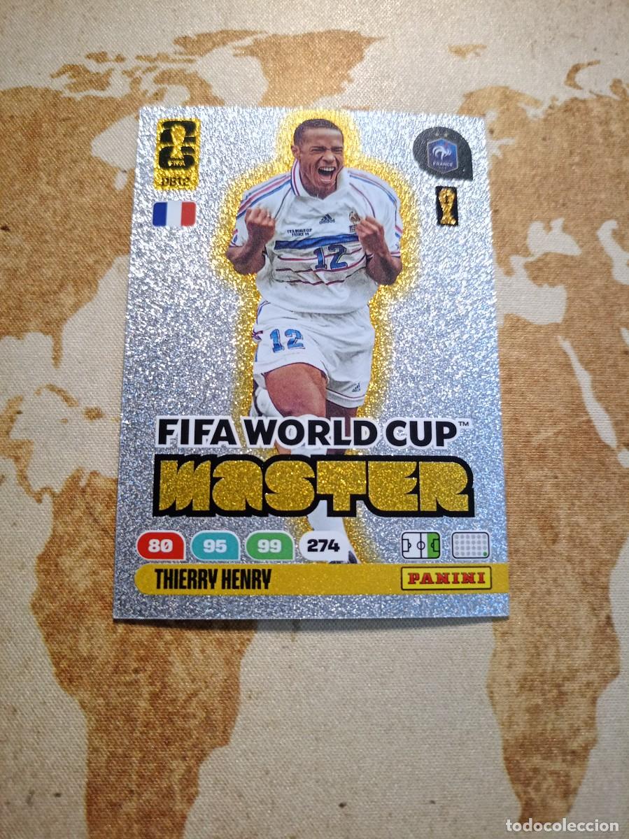 Cartes &agrave; collectionner de Football: DB12 THIERRY HENRY Master Adrenalyn WORLD cup 2026