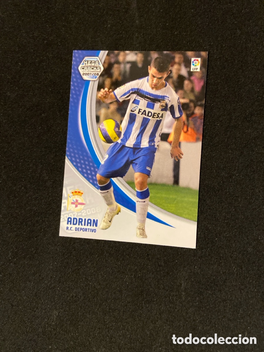 Cartes &agrave; collectionner de Football: ADRIAN 108 (DEPORTIVO CORU&Ntilde;A) PANINI MEGACRACKS 2007-2008 07 08 CROMO CARTA M-3