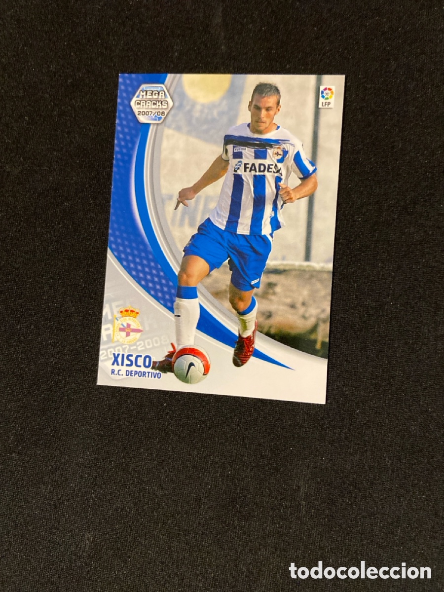 Cartes &agrave; collectionner de Football: XISCO 108 BIS (DEPORTIVO CORU&Ntilde;A) PANINI MEGACRACKS 2007-2008 07 08 CROMO CARTA M-3