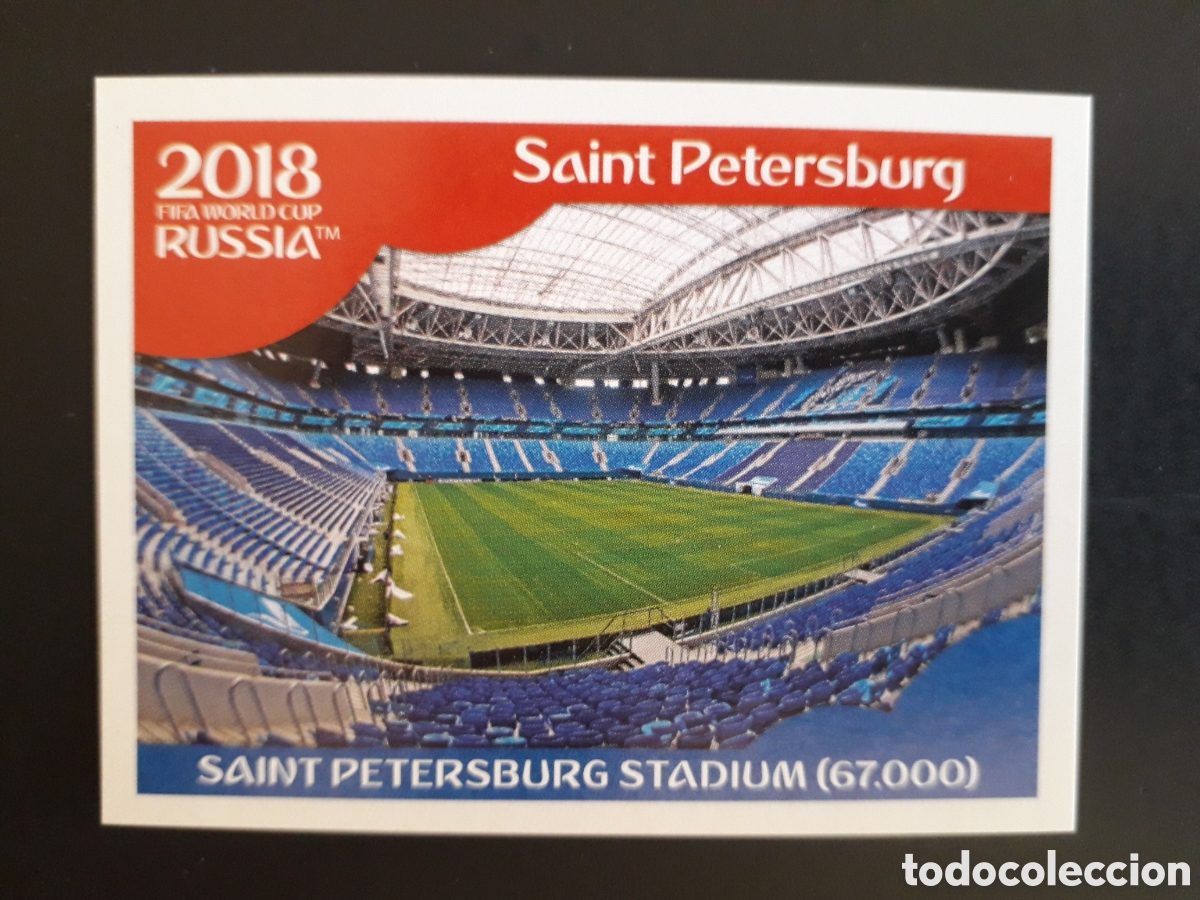 Fu&szlig;ball-Sticker: ESTADIO DE SAN PETERSBURGO MOSCOW N&deg; 15 MUNDIAL F&Uacute;TBOL RUSIA RUSSIA 2018 PANINI PEDIDO M&Iacute;NIMO 3&euro;